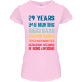 29th Birthday 29 Year Old Womens Petite Cut T-Shirt Light Pink