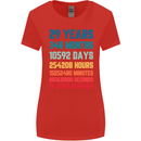 29th Birthday 29 Year Old Womens Wider Cut T-Shirt Red