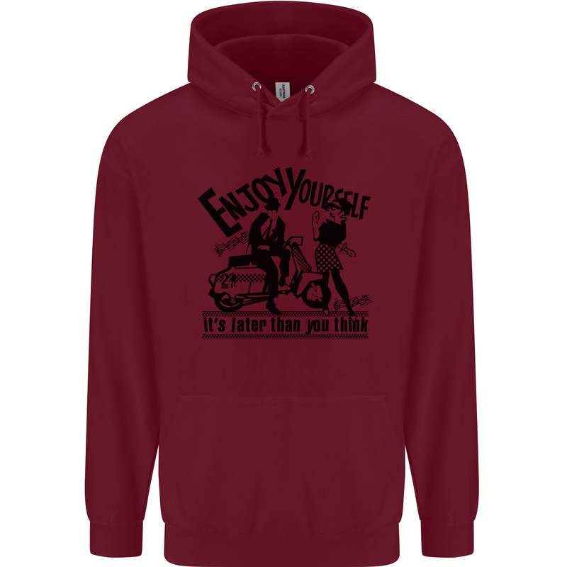 2Tone Enjoy Yourself 2 Tone SKA Music Childrens Kids Hoodie Maroon