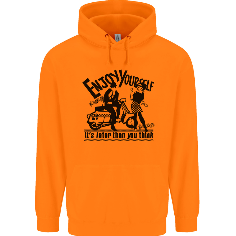 2Tone Enjoy Yourself 2 Tone SKA Music Childrens Kids Hoodie Orange