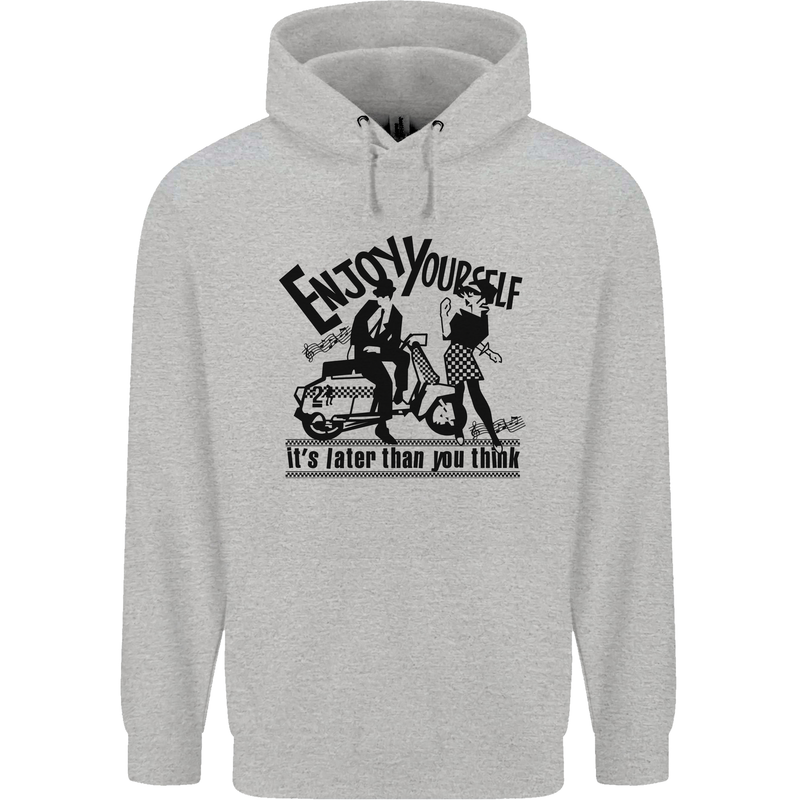 2Tone Enjoy Yourself 2 Tone SKA Music Childrens Kids Hoodie Sports Grey