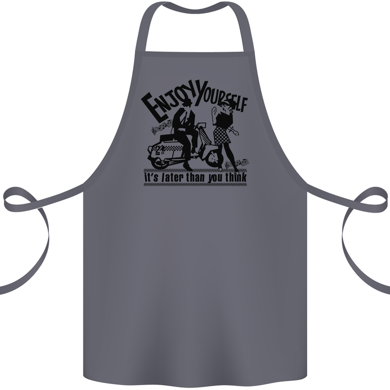 2Tone Enjoy Yourself 2 Tone SKA Music Cotton Apron 100% Organic Steel