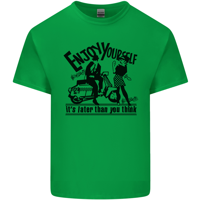 2Tone Enjoy Yourself 2 Tone SKA Music Kids T-Shirt Childrens Irish Green