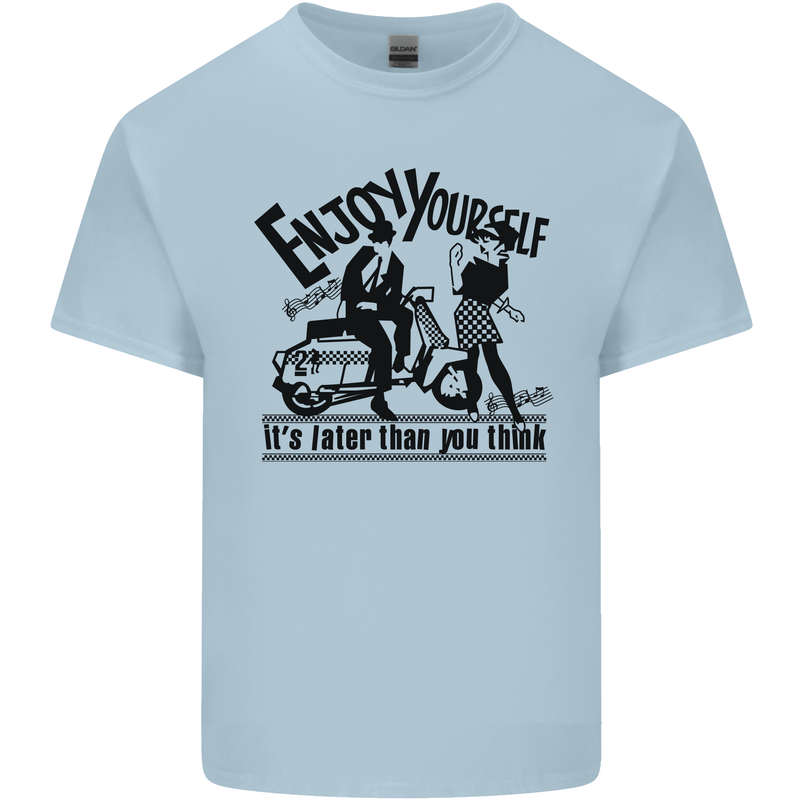 2Tone Enjoy Yourself 2 Tone SKA Music Kids T-Shirt Childrens Light Blue