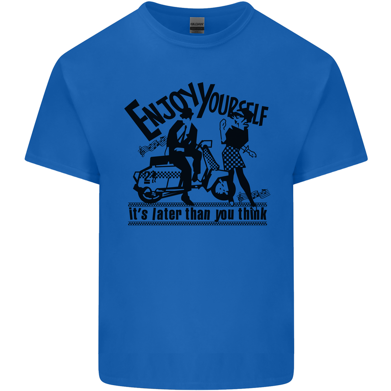 2Tone Enjoy Yourself 2 Tone SKA Music Kids T-Shirt Childrens Royal Blue