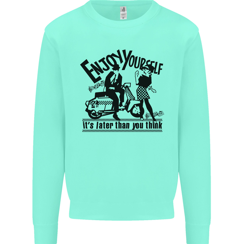 2Tone Enjoy Yourself 2 Tone SKA Music Mens Sweatshirt Jumper Peppermint