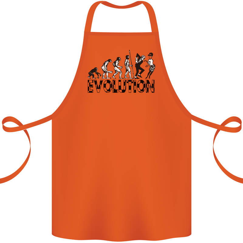 2 Tone Evolution Music 2Tone SKA Cotton Apron 100% Organic Orange