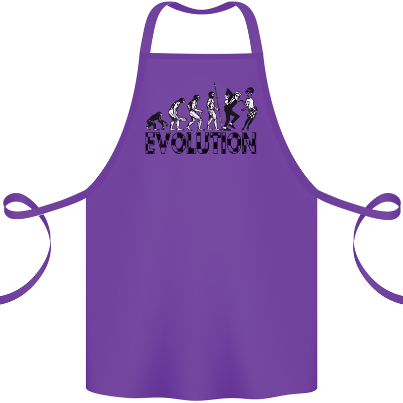 2 Tone Evolution Music 2Tone SKA Cotton Apron 100% Organic Purple