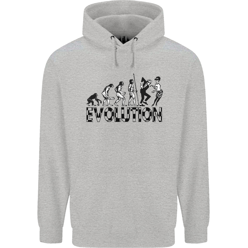 2 Tone Evolution Music 2Tone SKA Mens 80% Cotton Hoodie Sports Grey