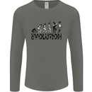 2 Tone Evolution Music 2Tone SKA Mens Long Sleeve T-Shirt Charcoal