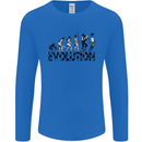 2 Tone Evolution Music 2Tone SKA Mens Long Sleeve T-Shirt Royal Blue