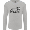 2 Tone Evolution Music 2Tone SKA Mens Long Sleeve T-Shirt Sports Grey