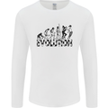 2 Tone Evolution Music 2Tone SKA Mens Long Sleeve T-Shirt White