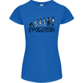 2 Tone Evolution Music 2Tone SKA Womens Petite Cut T-Shirt Royal Blue