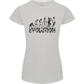 2 Tone Evolution Music 2Tone SKA Womens Petite Cut T-Shirt Sports Grey