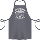 2 Year Wedding Anniversary 2nd Funny Wife Cotton Apron 100% Organic Steel