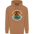 2 Year Wedding Anniversary 2nd Marriage Mens 80% Cotton Hoodie Caramel Latte