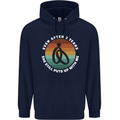 2 Year Wedding Anniversary 2nd Marriage Mens 80% Cotton Hoodie Navy Blue