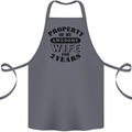 2nd Wedding Anniversary 2 Year Funny Wife Cotton Apron 100% Organic Steel