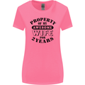2nd Wedding Anniversary 2 Year Funny Wife Womens Wider Cut T-Shirt Azalea
