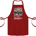 30 Year Old Banger Birthday 30th Year Old Cotton Apron 100% Organic Maroon