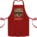 30 Year Old Banger Birthday 30th Year Old Cotton Apron 100% Organic Maroon
