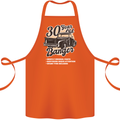 30 Year Old Banger Birthday 30th Year Old Cotton Apron 100% Organic Orange