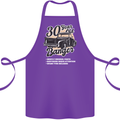 30 Year Old Banger Birthday 30th Year Old Cotton Apron 100% Organic Purple