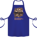 30 Year Old Banger Birthday 30th Year Old Cotton Apron 100% Organic Royal Blue
