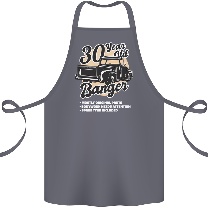 30 Year Old Banger Birthday 30th Year Old Cotton Apron 100% Organic Steel