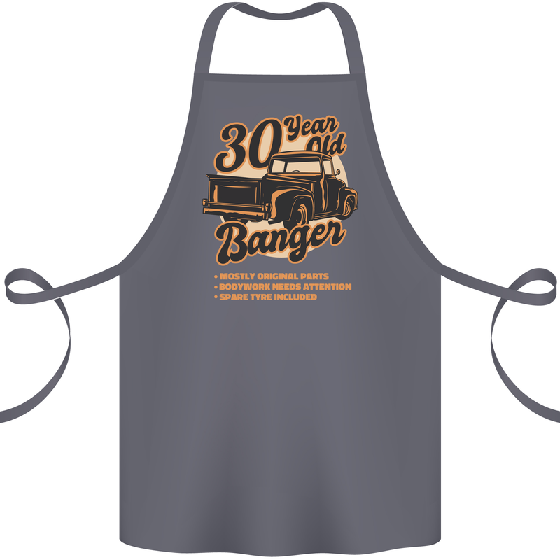 30 Year Old Banger Birthday 30th Year Old Cotton Apron 100% Organic Steel