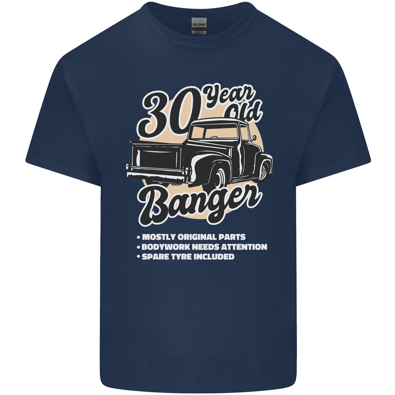 30 Year Old Banger Birthday 30th Year Old Mens Cotton T-Shirt Tee Top Navy Blue