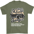 30 Year Old Banger Birthday 30th Year Old Mens T-Shirt 100% Cotton Military Green