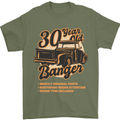 30 Year Old Banger Birthday 30th Year Old Mens T-Shirt 100% Cotton Military Green