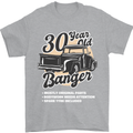 30 Year Old Banger Birthday 30th Year Old Mens T-Shirt 100% Cotton Sports Grey