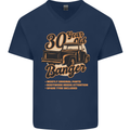 30 Year Old Banger Birthday 30th Year Old Mens V-Neck Cotton T-Shirt Navy Blue