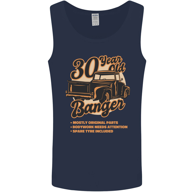 30 Year Old Banger Birthday 30th Year Old Mens Vest Tank Top Navy Blue