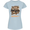 30 Year Old Banger Birthday 30th Year Old Womens Petite Cut T-Shirt Light Blue