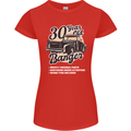 30 Year Old Banger Birthday 30th Year Old Womens Petite Cut T-Shirt Red