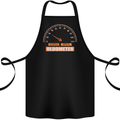 30th Birthday 30 Year Old Ageometer Funny Cotton Apron 100% Organic Black