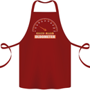 30th Birthday 30 Year Old Ageometer Funny Cotton Apron 100% Organic Maroon