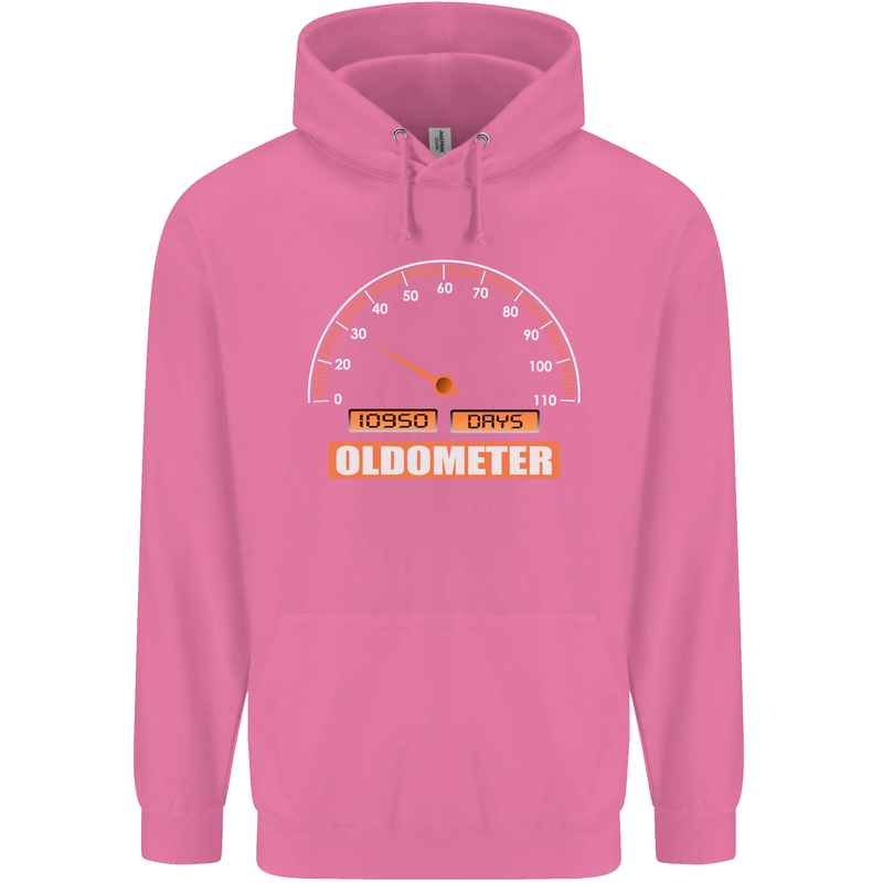 30th Birthday 30 Year Old Ageometer Funny Mens 80% Cotton Hoodie Azelea