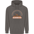 30th Birthday 30 Year Old Ageometer Funny Mens 80% Cotton Hoodie Charcoal