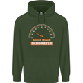 30th Birthday 30 Year Old Ageometer Funny Mens 80% Cotton Hoodie Forest Green