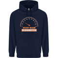 30th Birthday 30 Year Old Ageometer Funny Mens 80% Cotton Hoodie Navy Blue