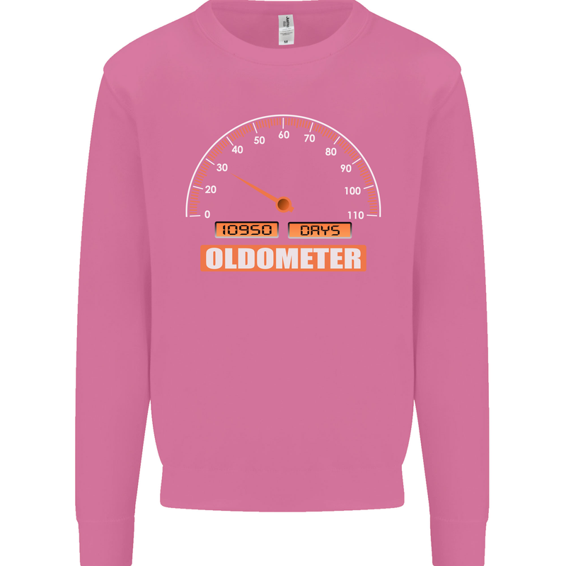 30th Birthday 30 Year Old Ageometer Funny Mens Sweatshirt Jumper Azalea