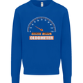 30th Birthday 30 Year Old Ageometer Funny Mens Sweatshirt Jumper Royal Blue