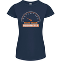 30th Birthday 30 Year Old Ageometer Funny Womens Petite Cut T-Shirt Navy Blue