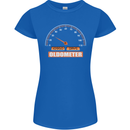 30th Birthday 30 Year Old Ageometer Funny Womens Petite Cut T-Shirt Royal Blue