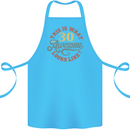 30th Birthday 30 Year Old Awesome Looks Like Cotton Apron 100% Organic Turquoise